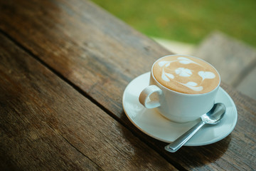 Obraz premium Coffee cup in cafe