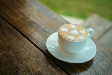 Coffee cup in cafe