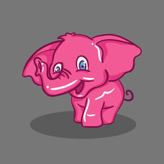 babby pink elephant funny