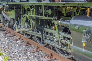 steam locomotive wheel