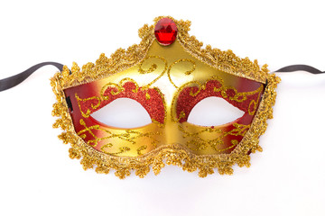 Carnival mask isolated on a white background