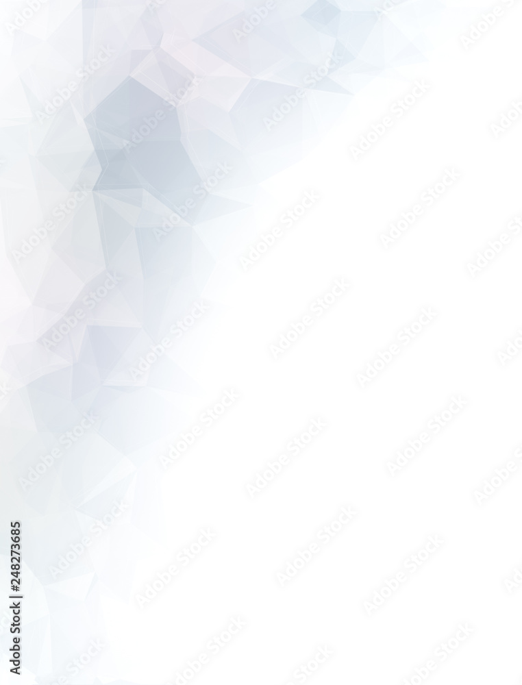 Aufkleber high resolution pale, almost monochrome polygon mosaic vector background. abstract 3d triangular low
