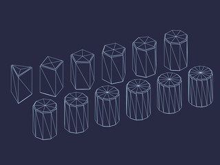 Geometric infographics