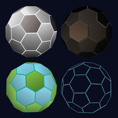 Obraz premium Polygon ball