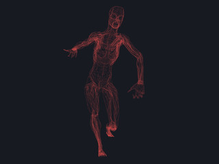 Fototapeta premium Running girl