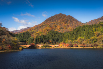 Usui Lake in autumn