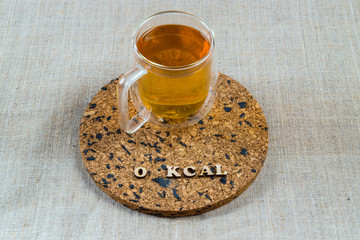 calorie foods green tea without sugar 0 kcal 100 grams diet