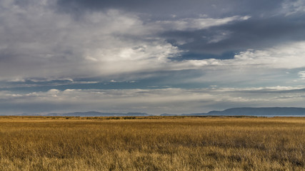 Thunderstorm over lake Titicaca