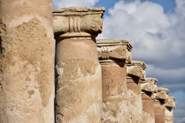 Ionic Colonnade, Medium Shot, Paphos, Cyprus