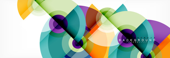 Modern circle background