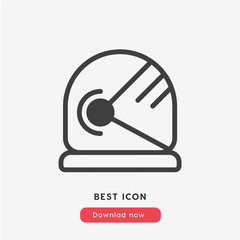 astronaut icon vector