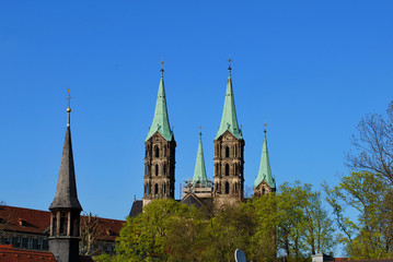 Fototapeta na wymiar The Bamberger Dom St.Peter und St.Georg in Bamberg, Bavaria, Germany