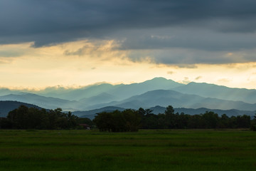 Mountain view landscape