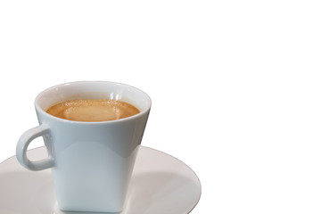 freigestellte Tasse Kaffee