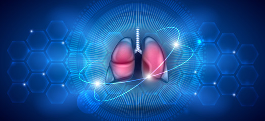 Lungs treatment concept