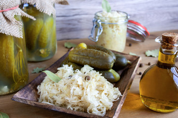 Sauerkraut and pickles - vitamins for the winter