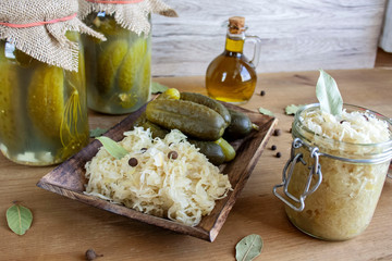 Sauerkraut and pickles - vitamins for the winter