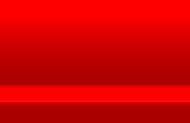 Banner for advertise product on website, Vector empty light room background red color studio ,product display with copy space for display of content design. vector concept illustration for design.