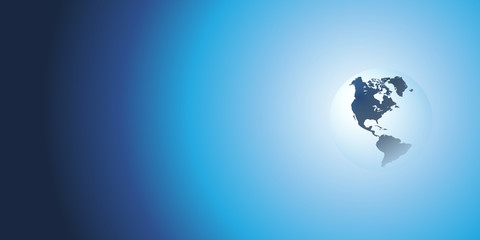 Earth Globe Design - Global Business, Technology, Globalisation Concept, Vector Template 