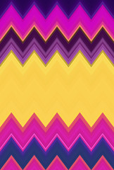 Disco dance party. Chevron zigzag pattern abstract art background trends