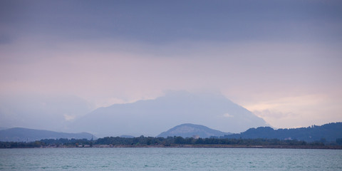 Abendstimmung am Bodensee, Bayern, Deutschland