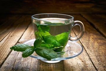 Herbata ze świeżych liści mięty