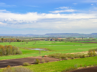 Obraz premium Beautiful rural landscape view