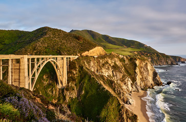 Bixby Creek Bridge on Highway 1, California