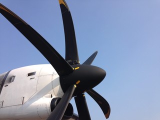 propeller of an airplane