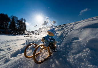 Rasender Pistenteddy