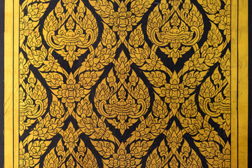 vintage traditional thai line art