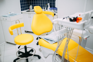 Dental tools and equipment.