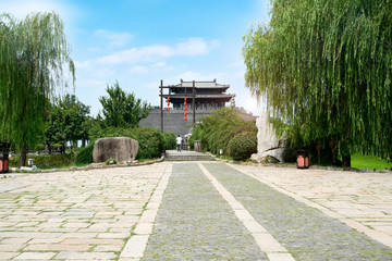 Ancient City Street of Yangzhou, China..