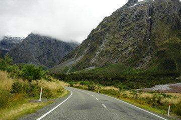 Dramatic weather in South Island New Zealand