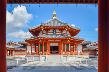 Obraz premium 薬師寺 玄奘三蔵院伽藍