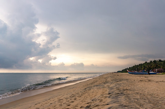 Plage de Marari, Alleppey, Kerala, Inde