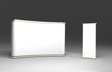 Exhibition Tension Fabric Display Banner Stand Backdrop for trade show advertising stand