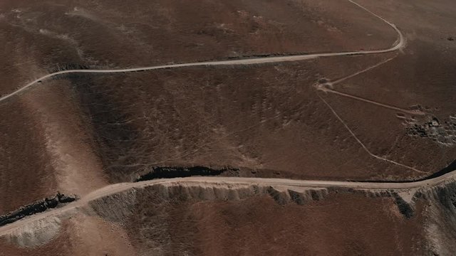 Aerial, Vista del Llullaillaco, Salar de Arizaro, Argentina - cine version