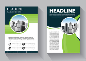 Business abstract vector template. Brochure design, cover modern layout, annual report, poster, flyer in A4 with colorful triangles, geometric shapes for tech, science, market with light background