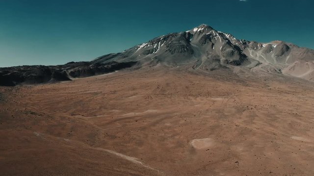 Aerial, Camino Al Paso Socompa, Border Between Chile And Argentina - cine version
