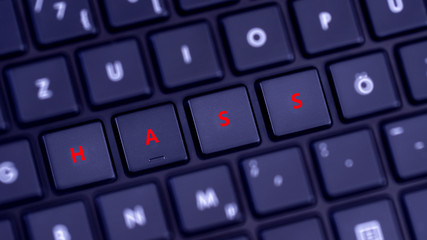 Internet Hass Tastatur Buchstaben
