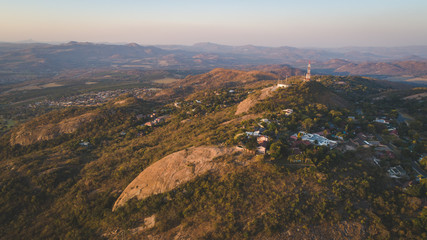 Panoramic aerial image over the town of Nelspruit / Mbombela in the Mpumalanga province of South...