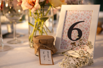 Hochzeitsdeko © Sergey