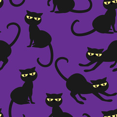 Halloween seamless pattern.