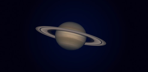 Fototapeta na wymiar Planet of Saturn gradient background art