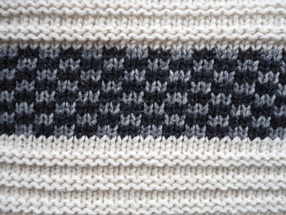 手編みニットの背景素材