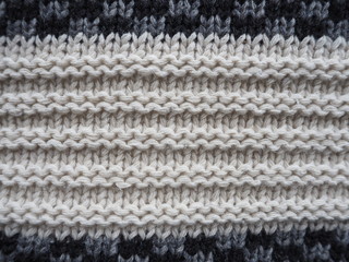 手編みニットの背景素材