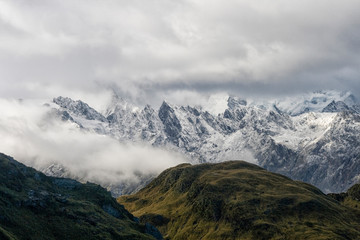 Obraz premium Panorama of Mount cook
