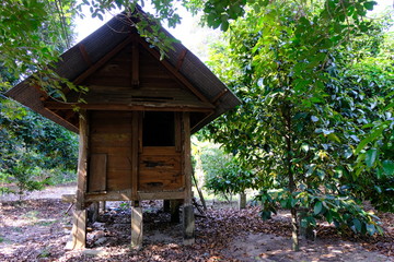 old rice barn in Thailand