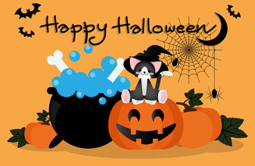 Happy Halloween background.